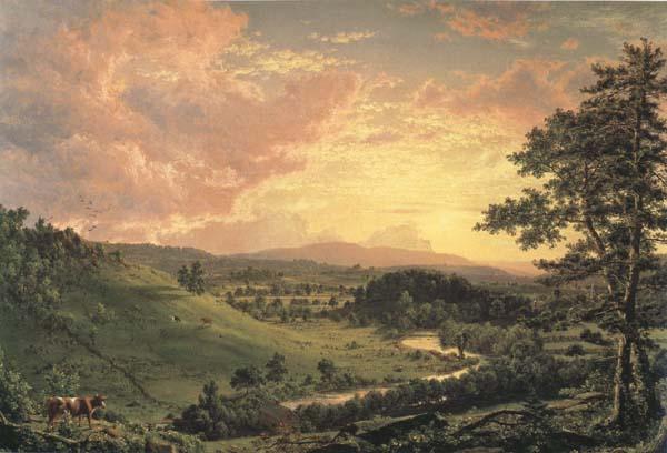 Frederic Edwin Church View near Stockridge